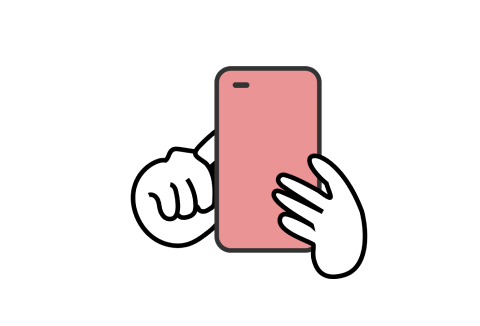 スマホのイラスト